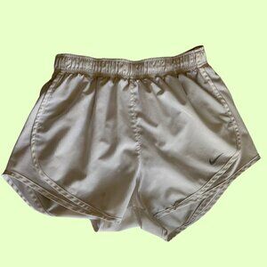 Nike White Dri-Fit Running Shorts